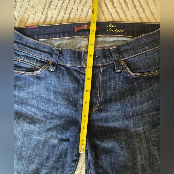 7 for all mankind slim straight jeans - Picture 8 of 11